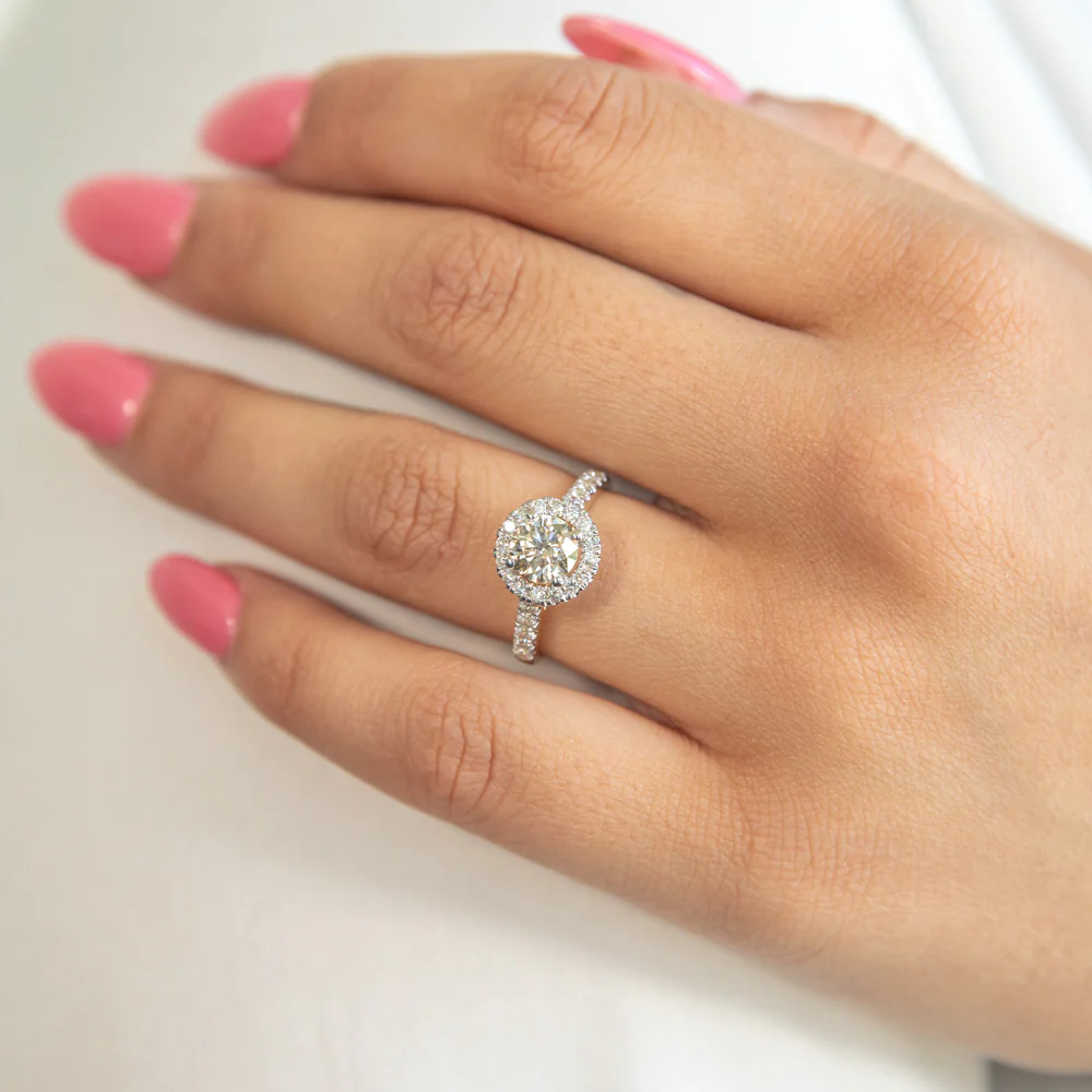 18ct Yellow Gold 1.50 Carat Diamond Ring With 1 Carat Australian Diamond - Image 4