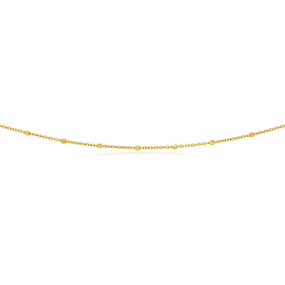 9ct Yellow Gold Fancy Chain - Image 2