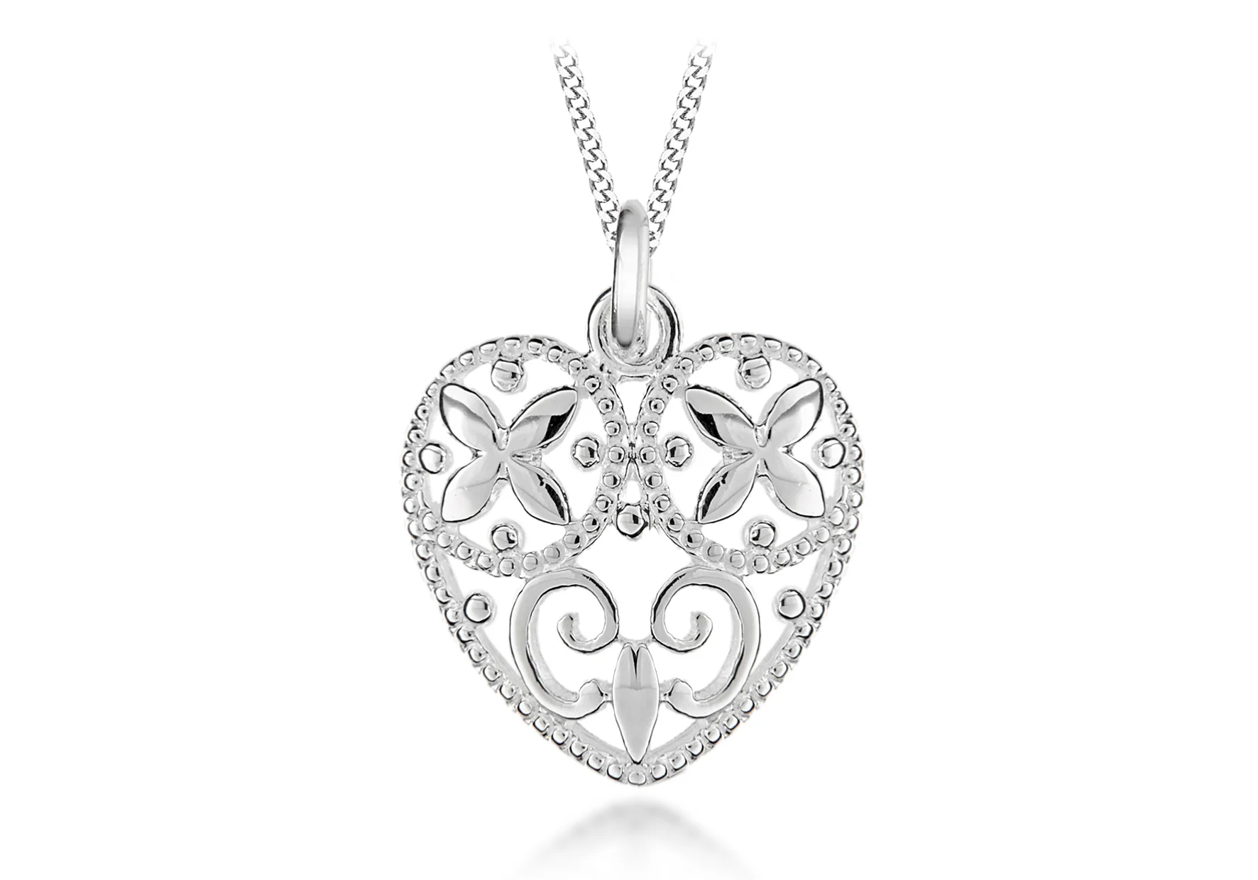 E6_FILIGREE HEART PENDANT SS