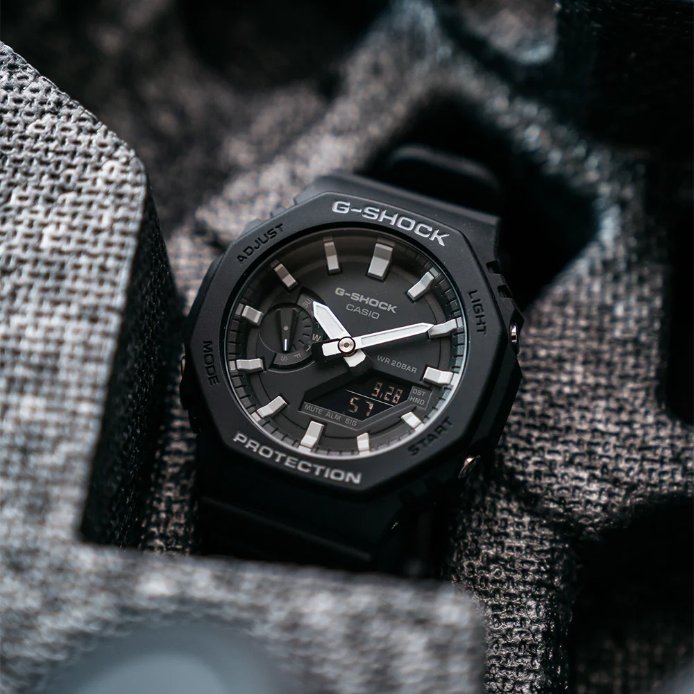 G-Shock GA2100-1A Black 'CasiOak' - Image 4