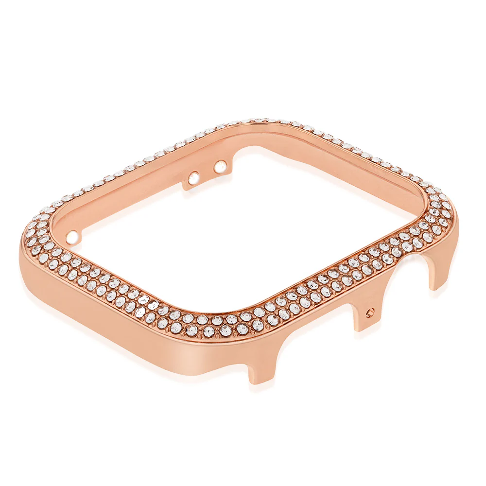 Sparkling Watch Case Rose Colour 40mm Compatible with Apple Case Series 4, 5 & 6 - Image 2