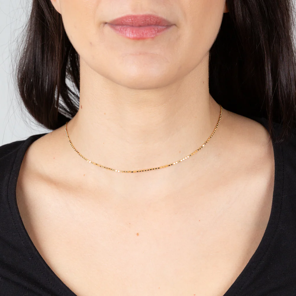 Sterling Silver Gold Plated 45cm Chain - Image 3