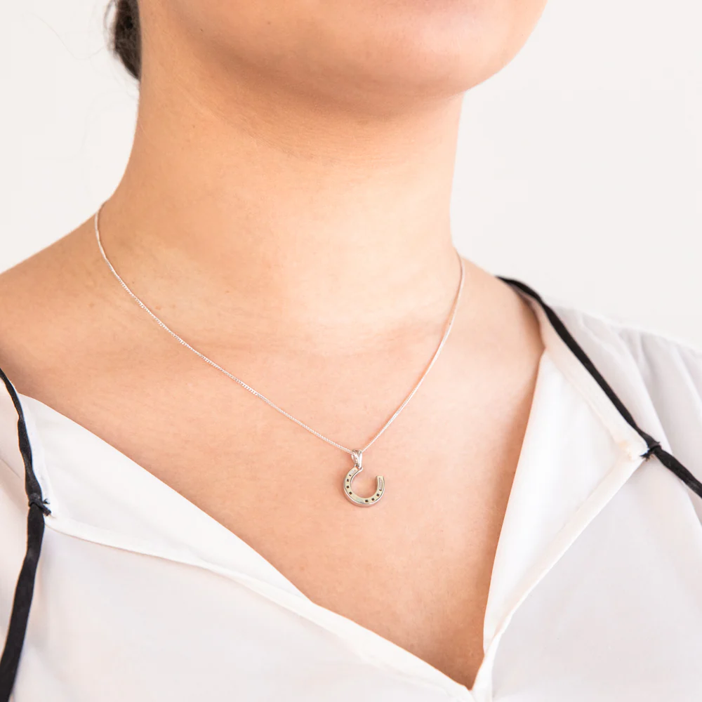 Sterling Silver Horseshoe Pendant - Image 3