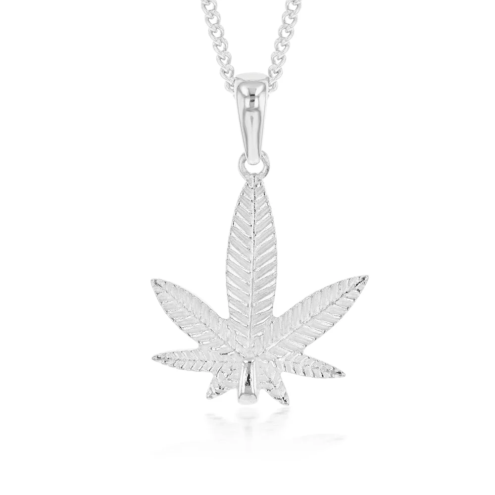 Sterling Silver Leaf Pendant