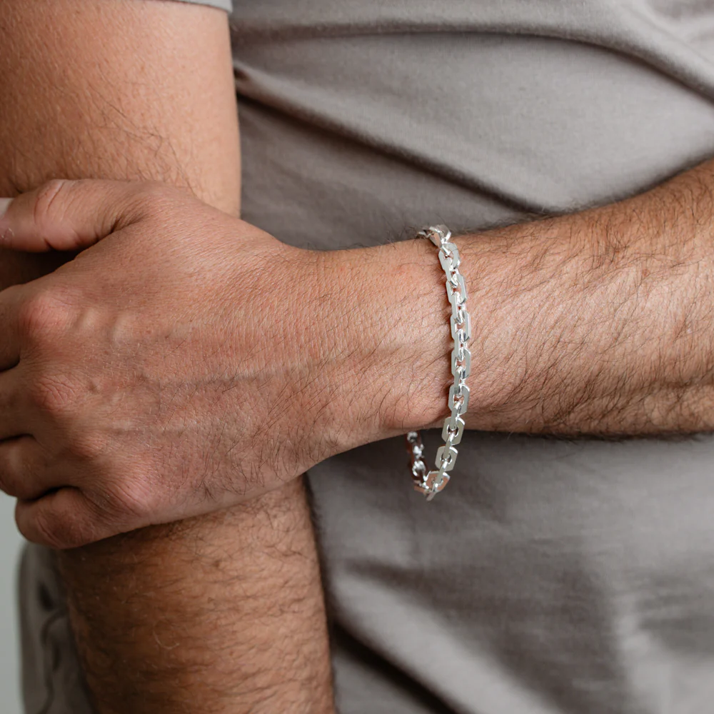 Sterling Silver Link Chain Bracelet - Image 4